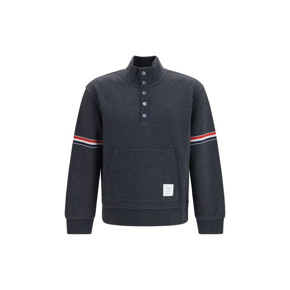 Thom Browne Men Loopback Cotton Piqué Sweater